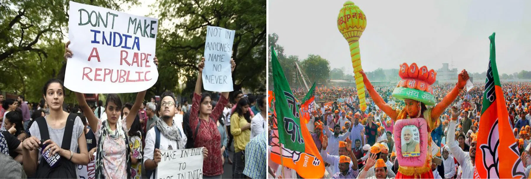 बलात्कार भाजपा की संस्कृति है 