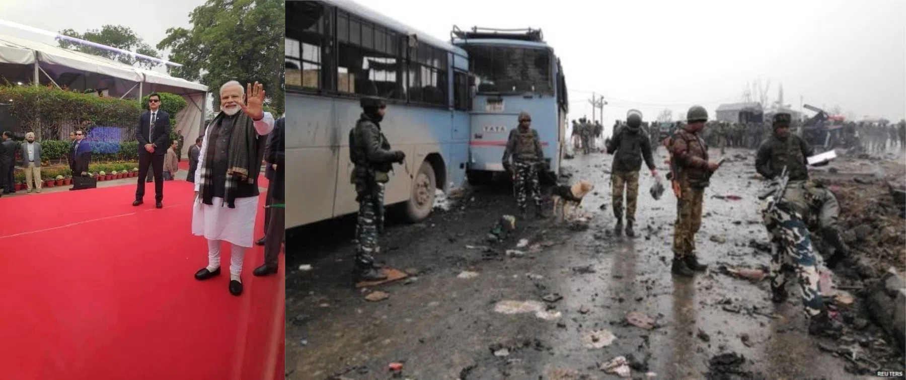 पुलवामा में 44 जवानों की हत्या के पीछे कहीं केन्द्र की मोदी सरकार और आरएसएस का हाथ तो नहीं ?